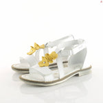 (2577-3) Emel velcro sandals  white flowers - MintMouse (Unicorner Concept Store)