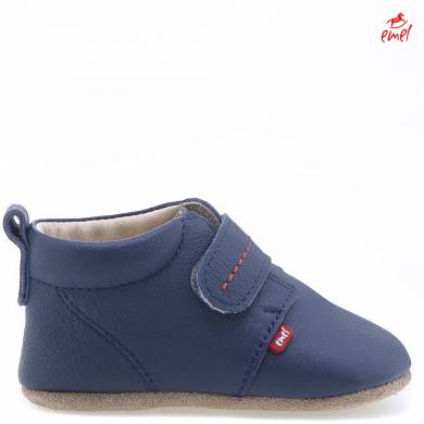 (N102-2) Pre-walker baby shoes - navy velcro