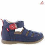(1079-20) Emel Blue closed sandals