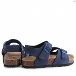 (1903-2) Emel Blue velcro sandals