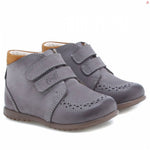 (2439B-9) Emel first velcro shoes Grey