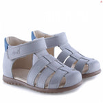 (1078-39) Emel blue closed sandals