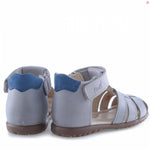 (1078-39) Emel blue closed sandals