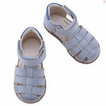 (1078-39) Emel blue closed sandals
