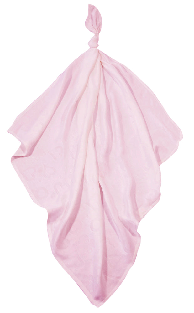 Bamboo swaddle blanket  pink