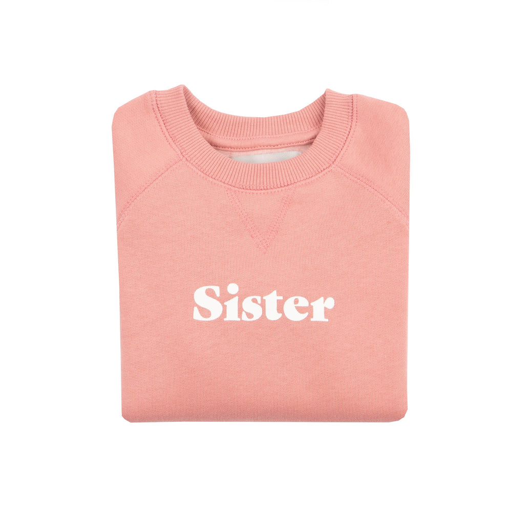 Dark-Pink "Sister" Sweater