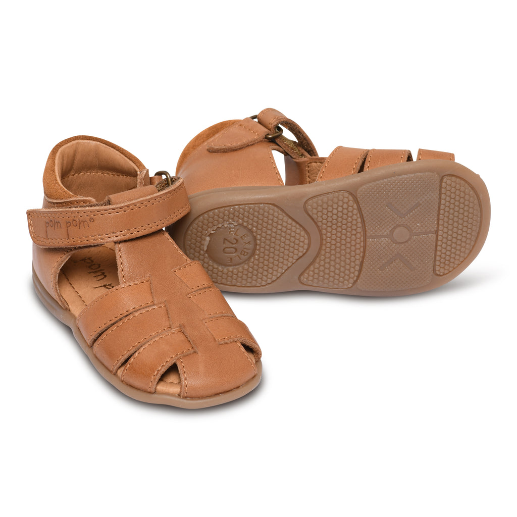 Pom Pom Sandals-Camel 1250 - MintMouse (Unicorner Concept Store)
