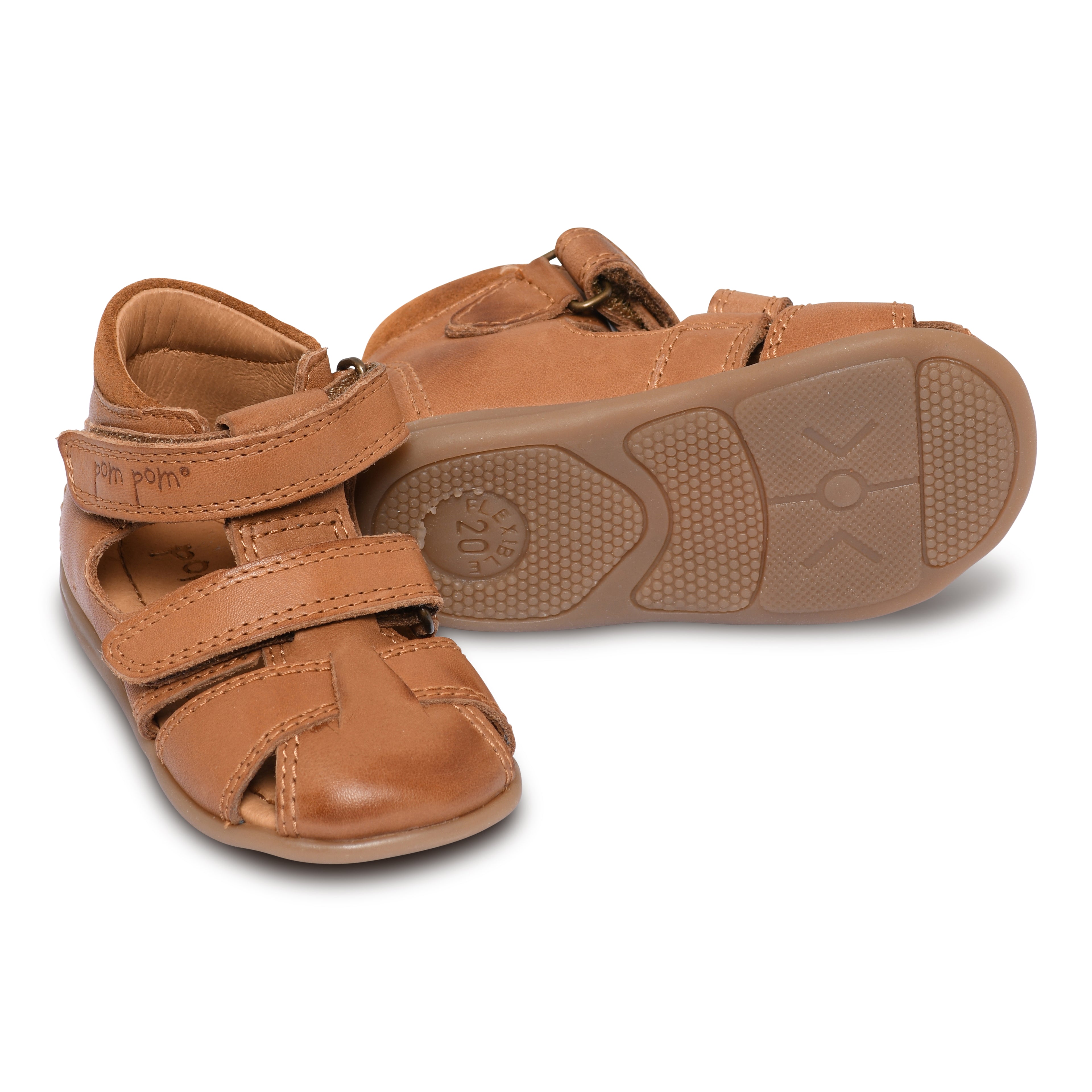 Pom Pom Sandals-Camel 1253 - MintMouse (Unicorner Concept Store)