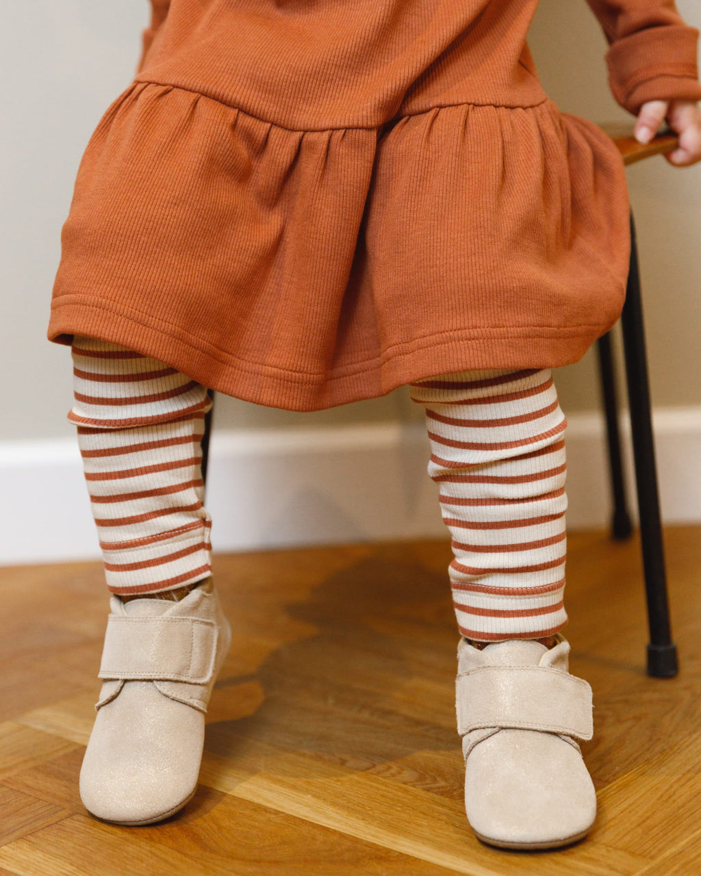 Leather slippers - sparkle gold - MintMouse (Unicorner Concept Store)