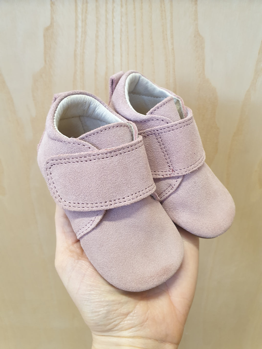 Pom Pom leather slippers - pink suede - MintMouse (Unicorner Concept Store)