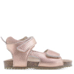 (2508-25/ 2509-25) Emel rose gold velcro sandals