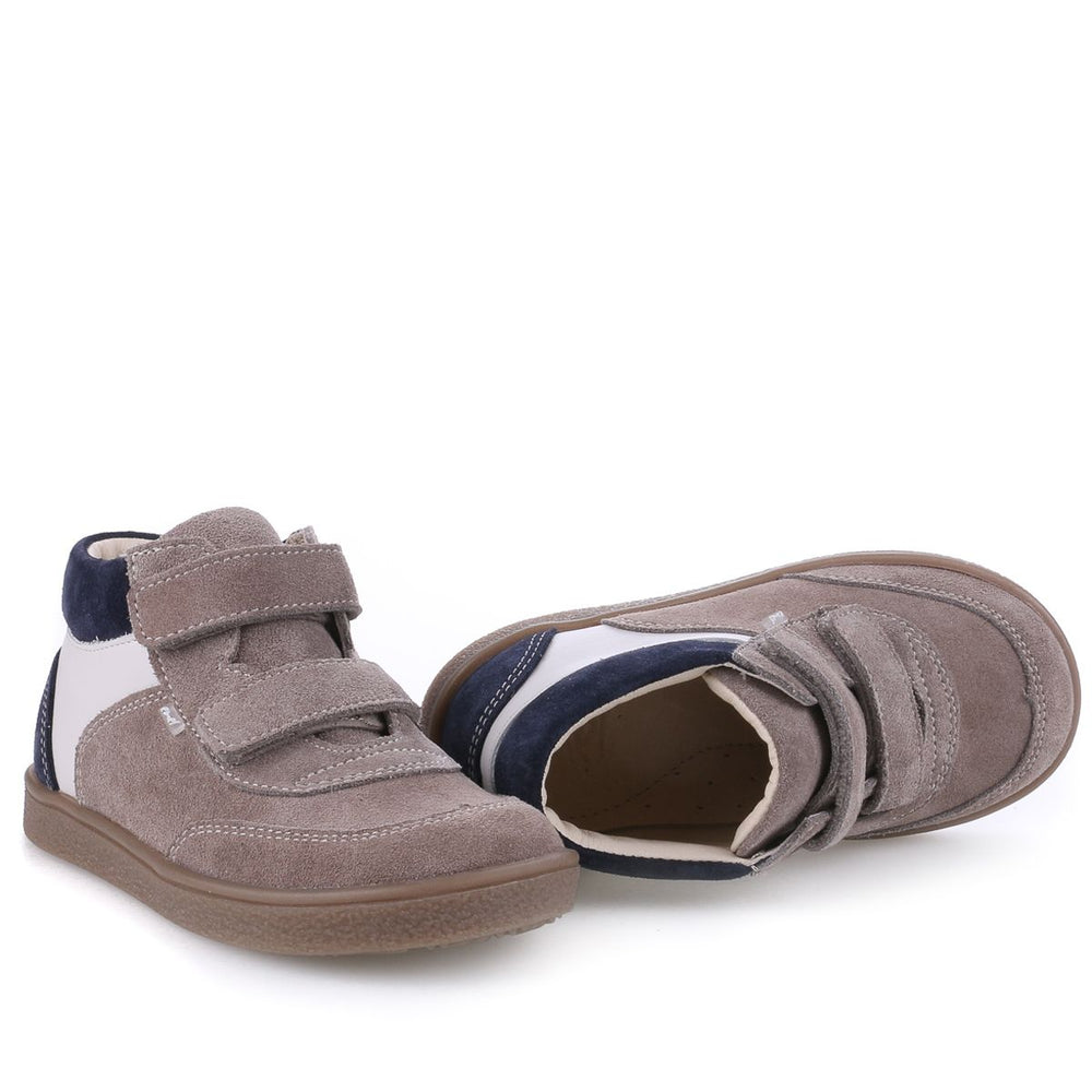 (2754-4) Emel velcro shoes - Brown