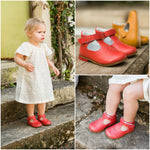 (2385-2) Emel Red balerina perforated - MintMouse (Unicorner Concept Store)