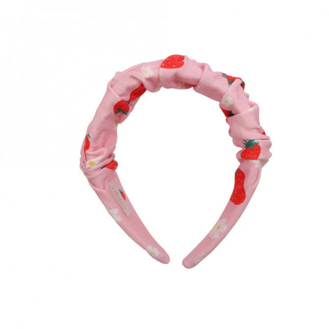 Ripple Headband Strawberries - 4cm