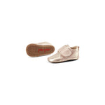 Pom Pom leather slippers velcro - sparkle rose - MintMouse (Unicorner Concept Store)