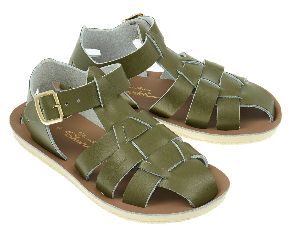 Salt-Water Sandal Shark - OLIVE - MintMouse (Unicorner Concept Store)
