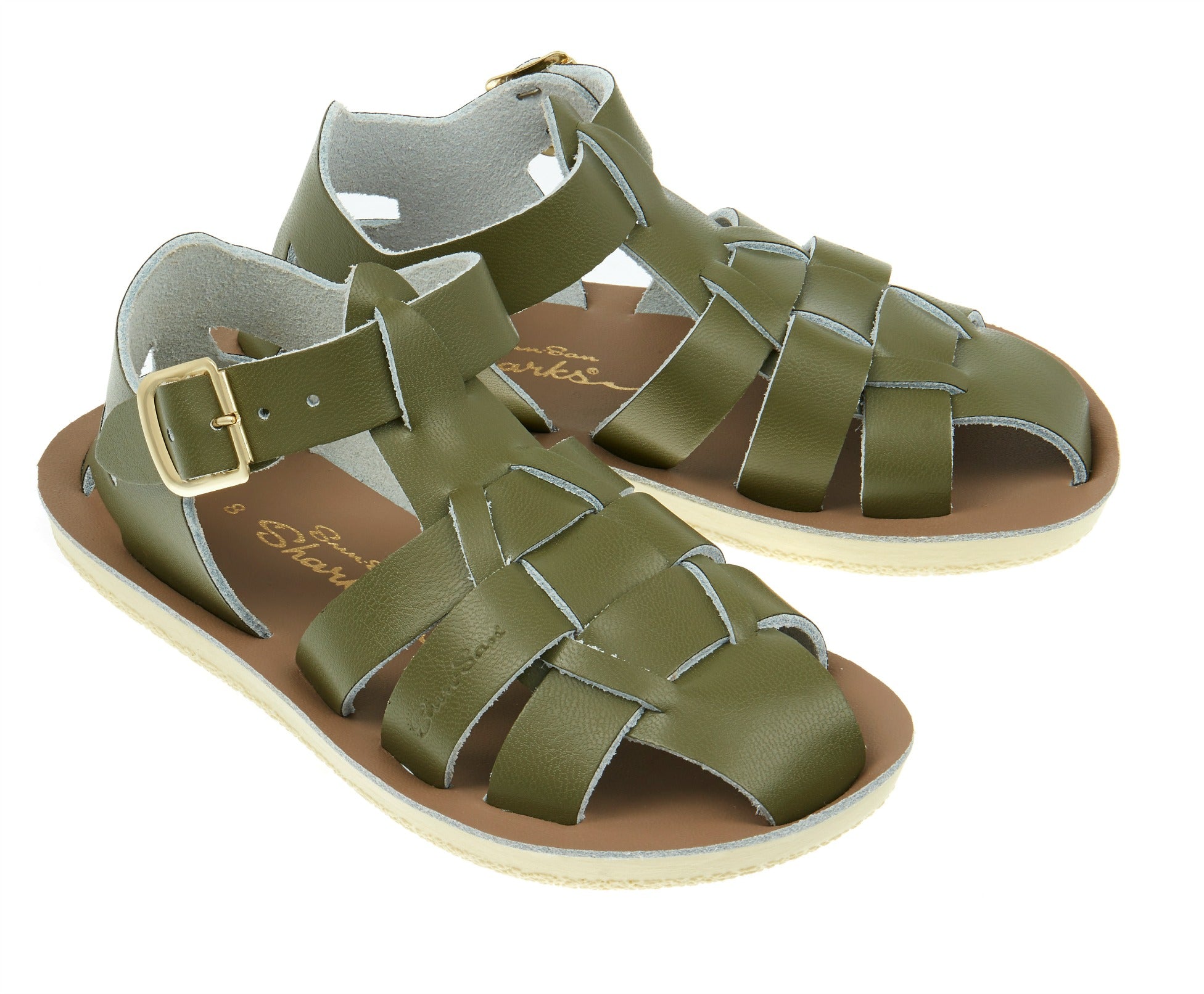 Salt-Water Sandal Shark - OLIVE - MintMouse (Unicorner Concept Store)