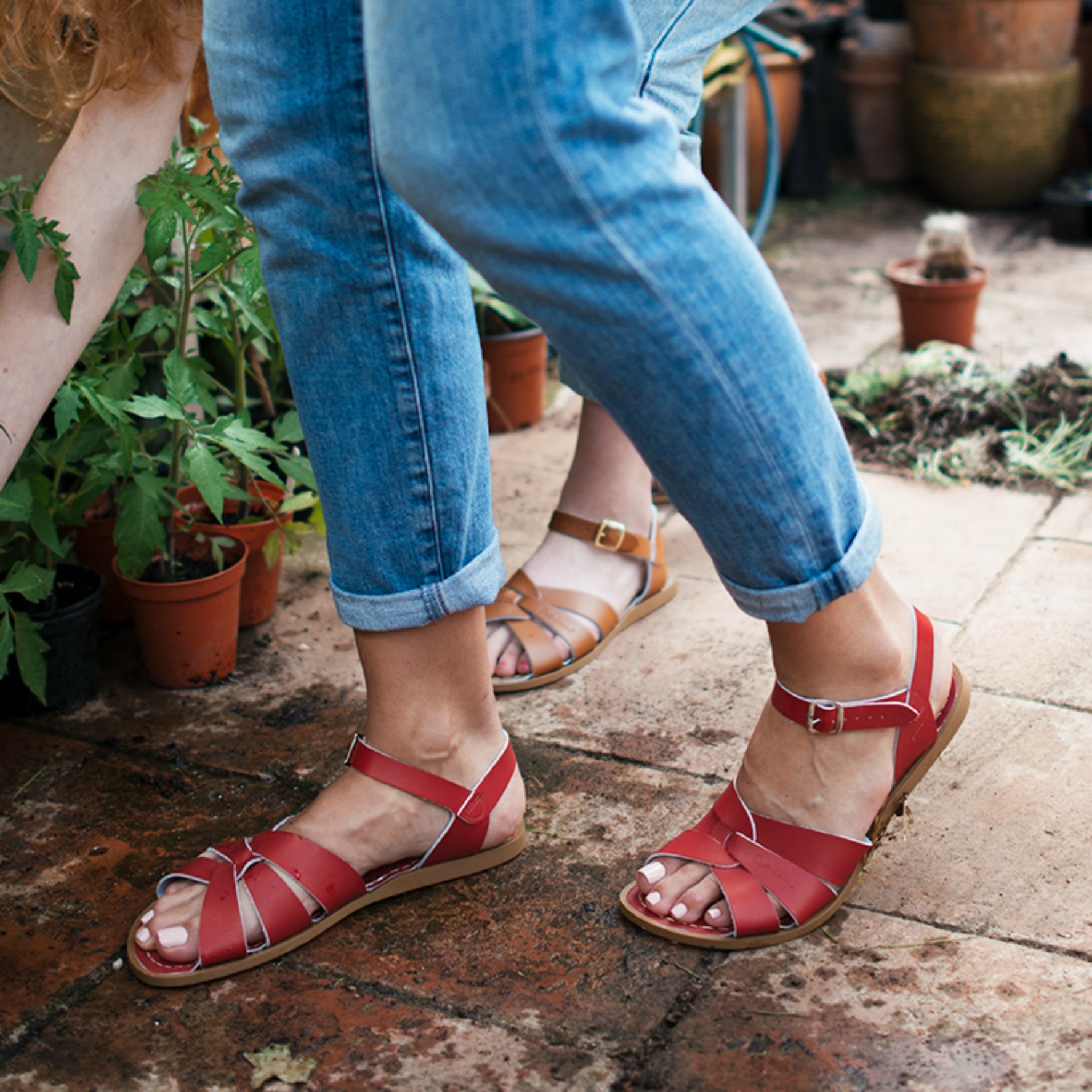 Salt-Water Sandal Original - RED (Kids & adult) - MintMouse (Unicorner Concept Store)