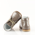 (2393-2) Emel taupe patent leather Lace Up Shoes - MintMouse (Unicorner Concept Store)