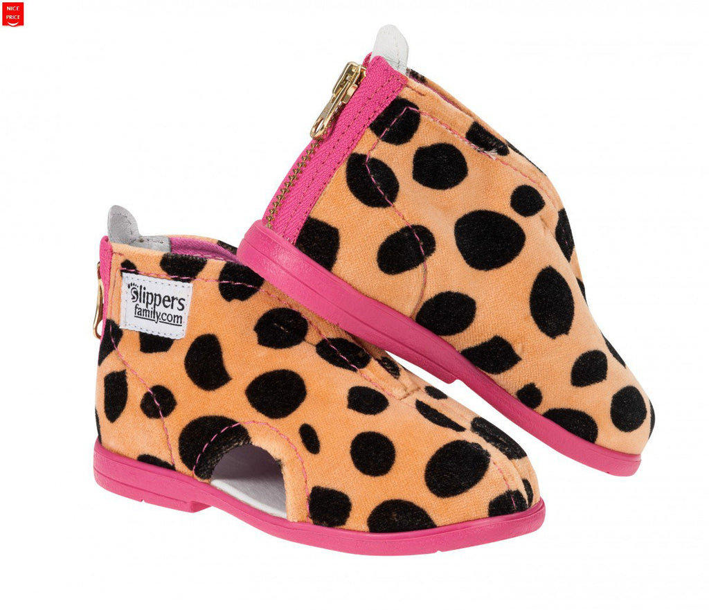 Cheetah Slippers Pink - MintMouse (Unicorner Concept Store)