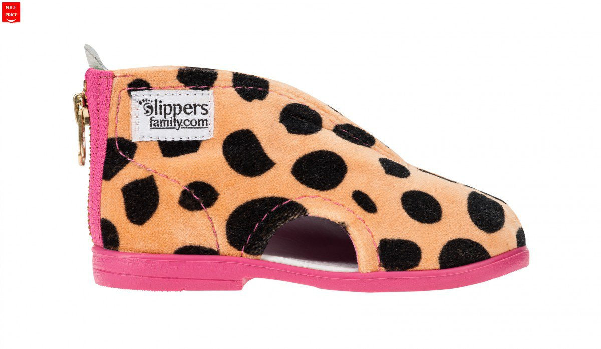 Cheetah Slippers Pink - MintMouse (Unicorner Concept Store)
