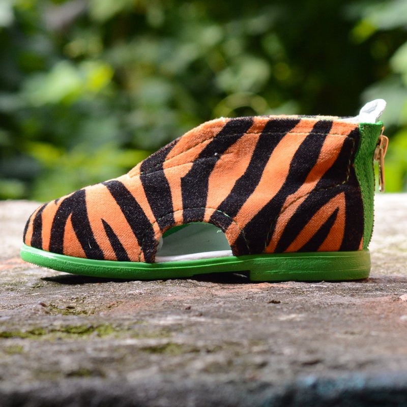Tiger Slippers Green - MintMouse (Unicorner Concept Store)
