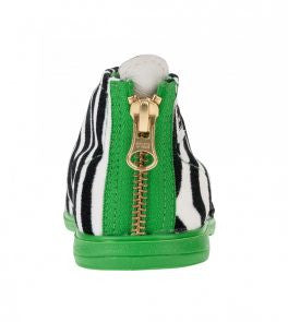 Zebra Slippers Green - MintMouse (Unicorner Concept Store)