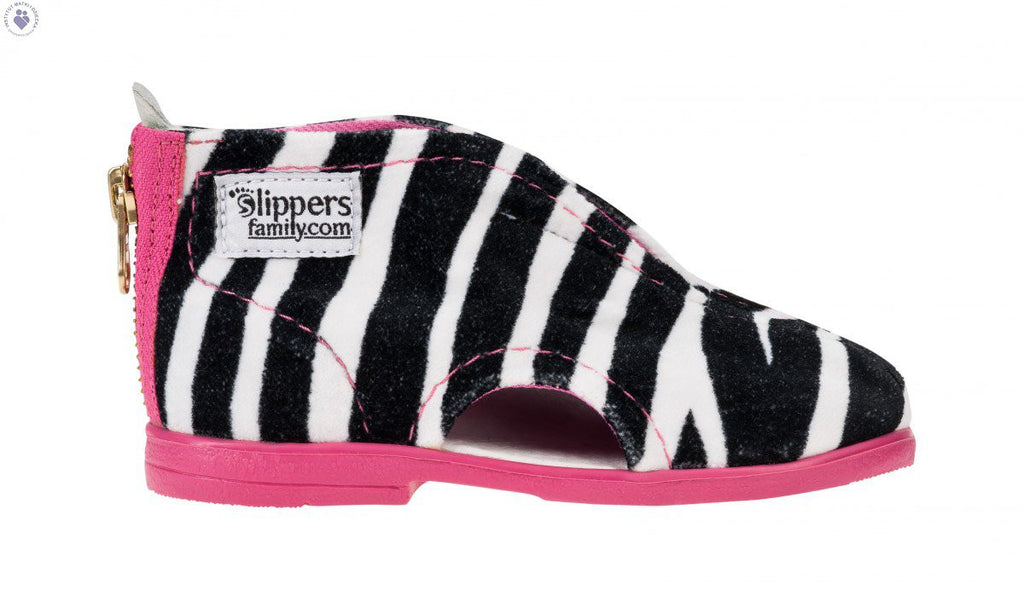Zebra Slippers Pink - MintMouse (Unicorner Concept Store)