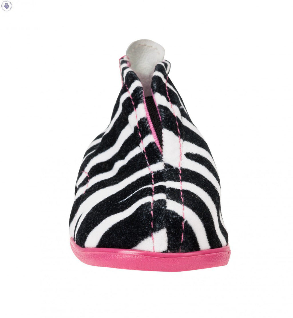 Zebra Slippers Pink - MintMouse (Unicorner Concept Store)