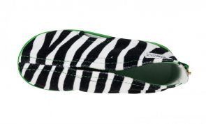 Zebra Slippers Green - MintMouse (Unicorner Concept Store)