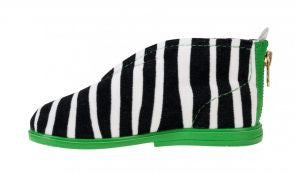 Zebra Slippers Green - MintMouse (Unicorner Concept Store)