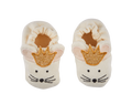 Cotton Knit Baby Booties - Party Mouse: Gold - MintMouse (Unicorner Concept Store)