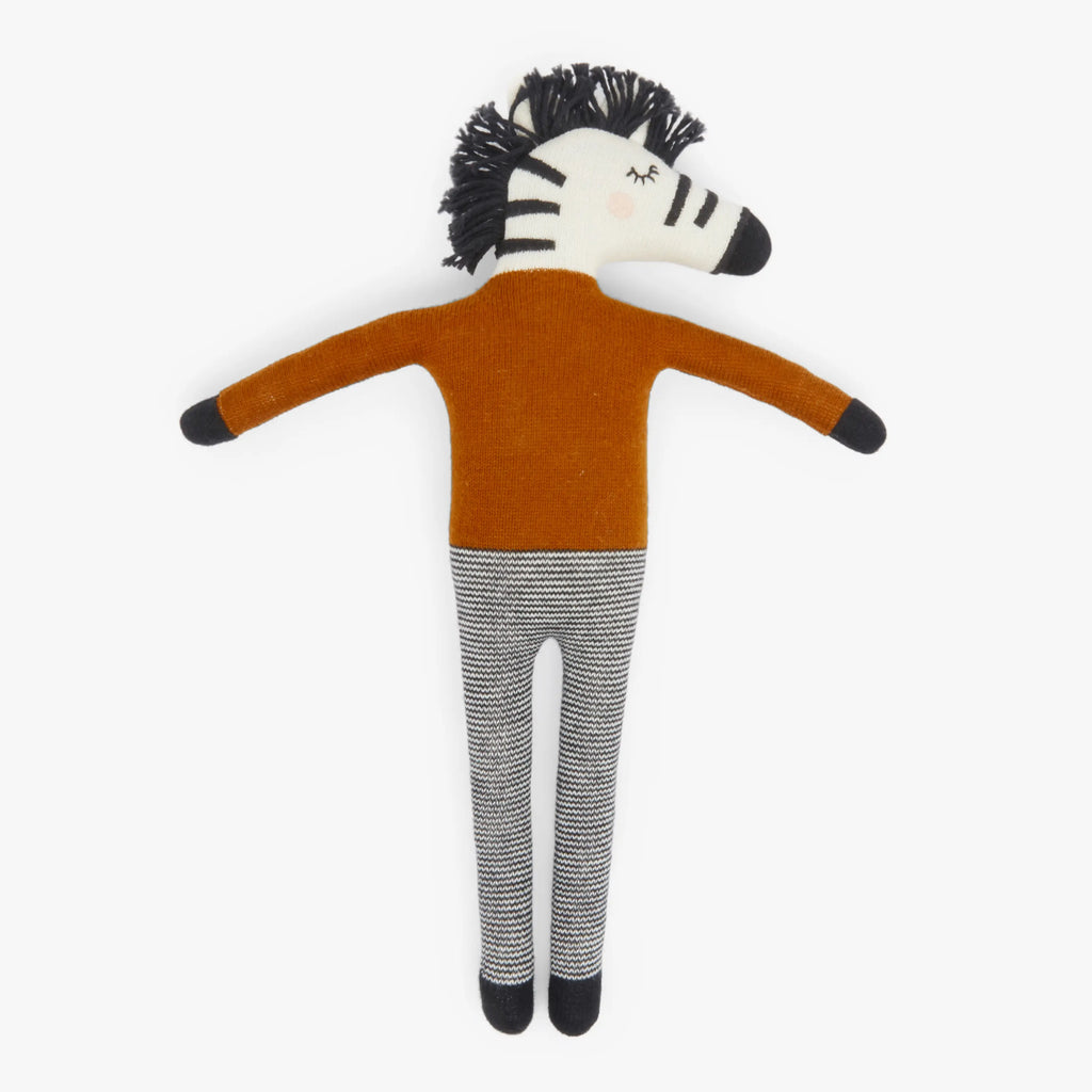 Cotton Knit Stuffed Animal Soft Toy - Zebra - MintMouse (Unicorner Concept Store)