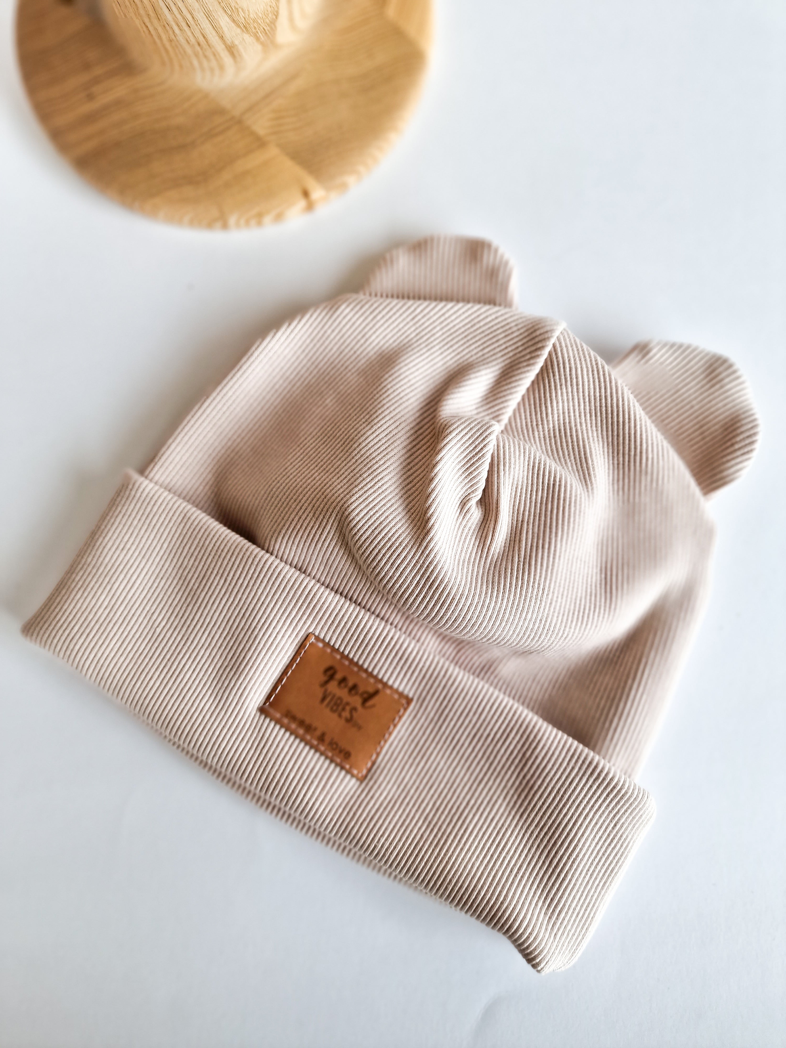 Bear folded beanie nude - MintMouse (Unicorner Concept Store)