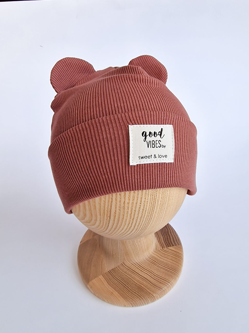 Winter folded bear beanie crimson - MintMouse (Unicorner Concept Store)