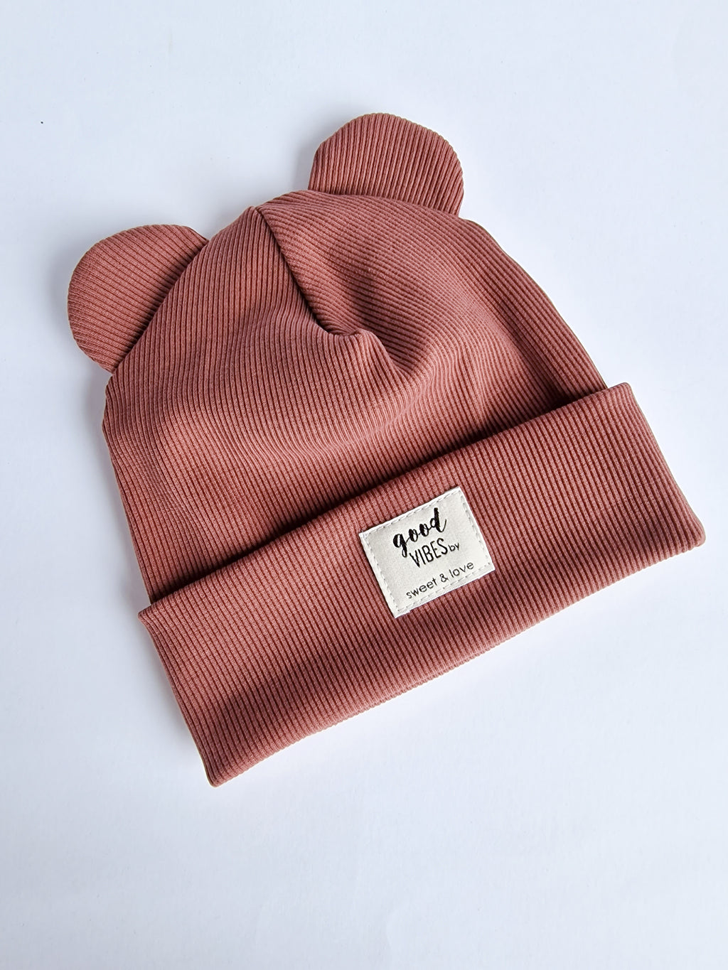 Winter folded bear beanie crimson - MintMouse (Unicorner Concept Store)