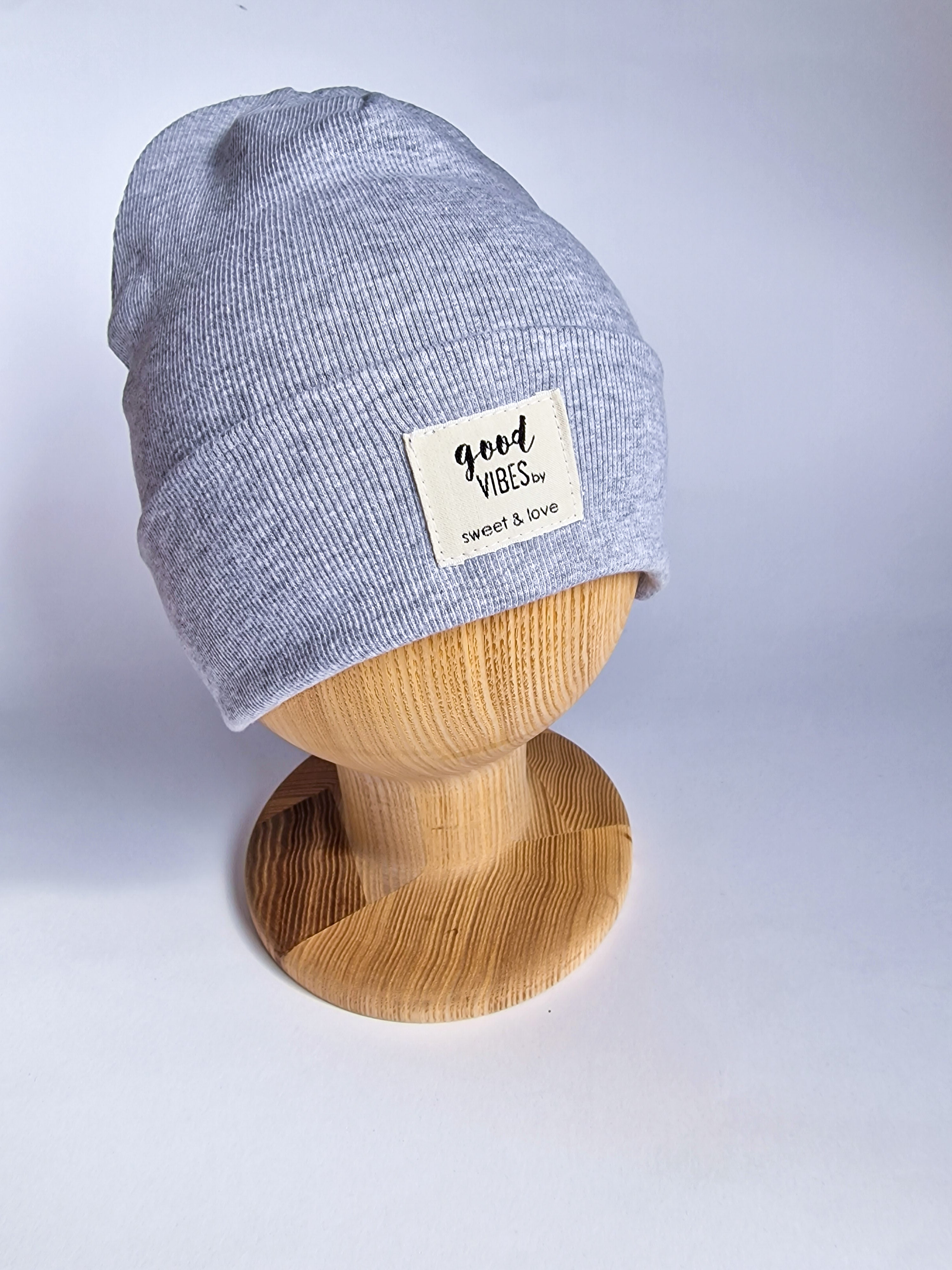 Winter beanie Grey - Good Vibes - MintMouse (Unicorner Concept Store)