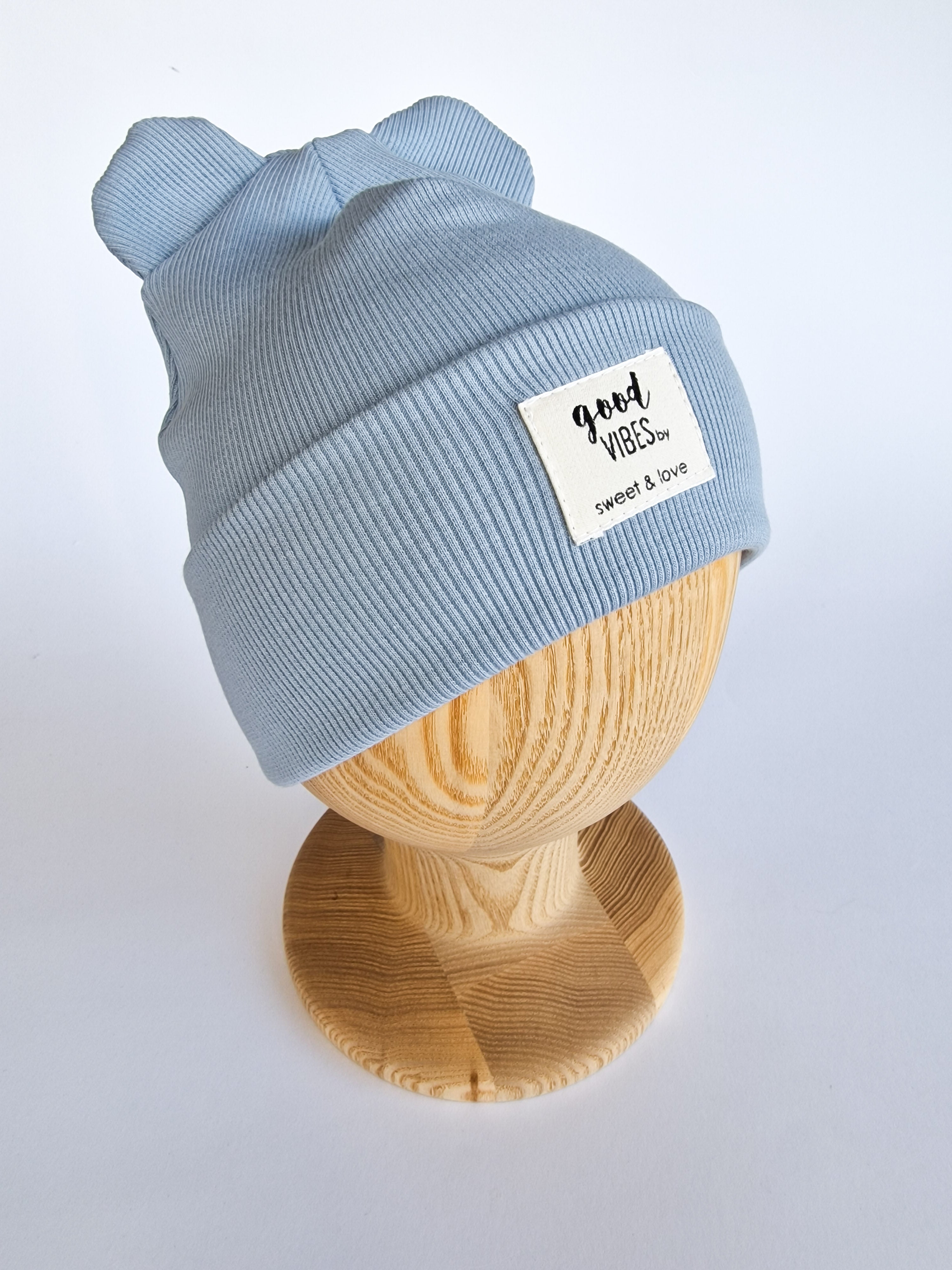 Winter folded bear beanie light blue - MintMouse (Unicorner Concept Store)