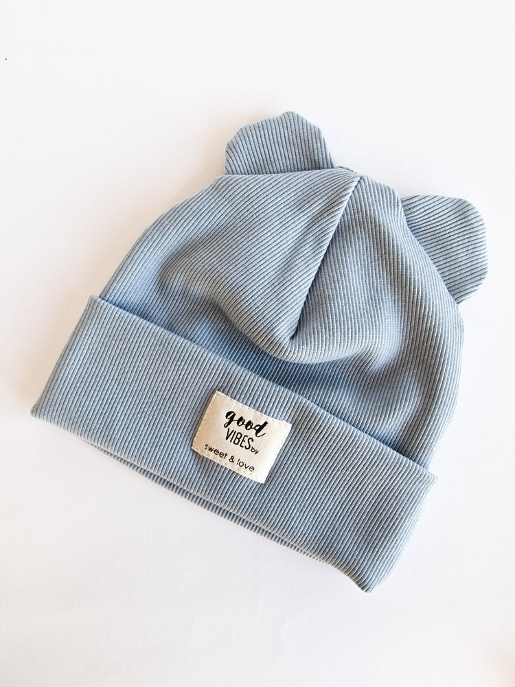 Winter folded bear beanie light blue - MintMouse (Unicorner Concept Store)