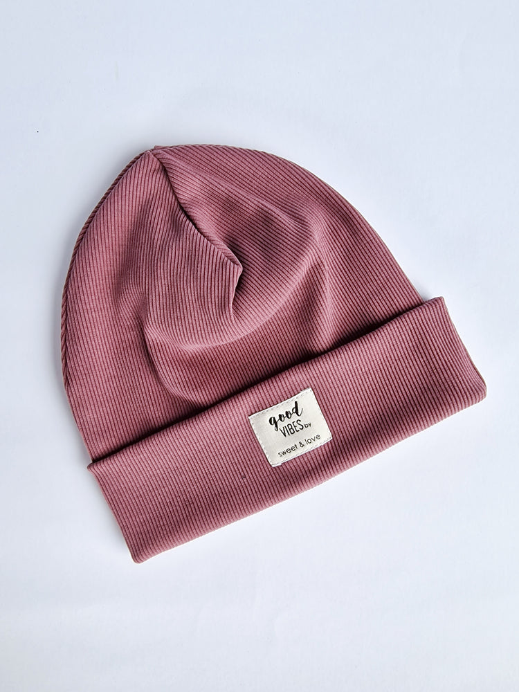 Winter folded beanie Plum - MintMouse (Unicorner Concept Store)