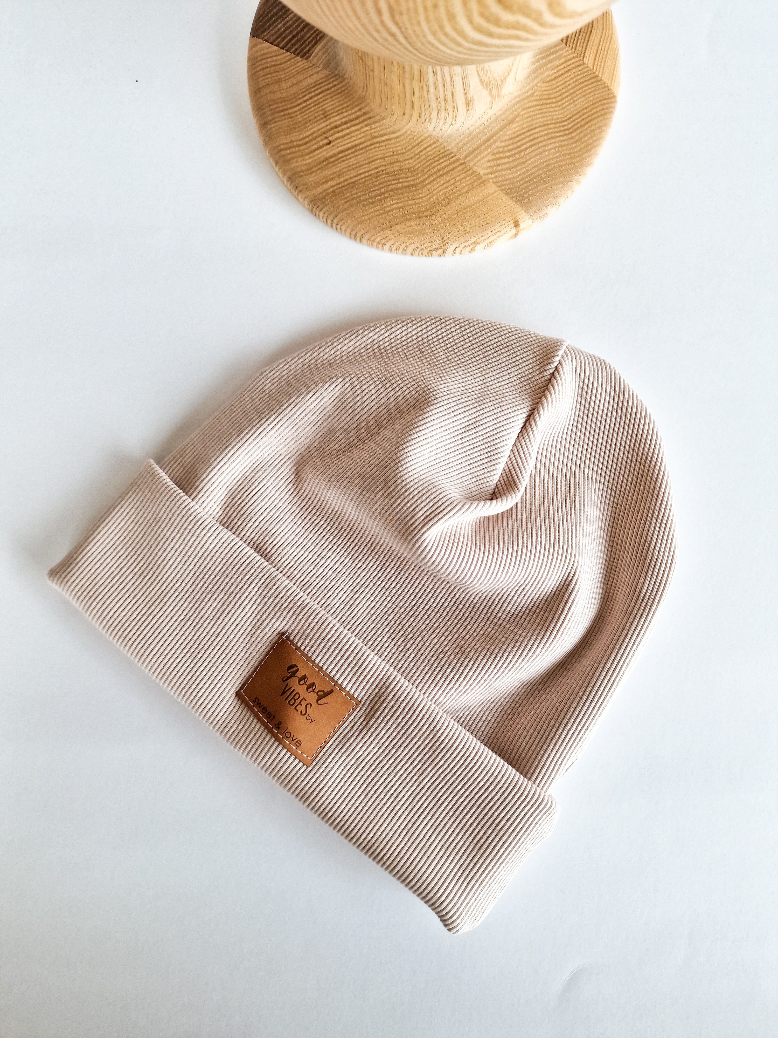 Winter beanie folded Nude - MintMouse (Unicorner Concept Store)