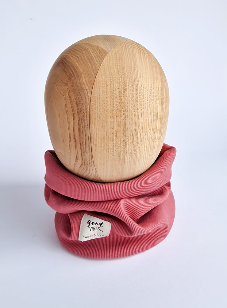 Ribbed tube scarf Raspberry - MintMouse (Unicorner Concept Store)