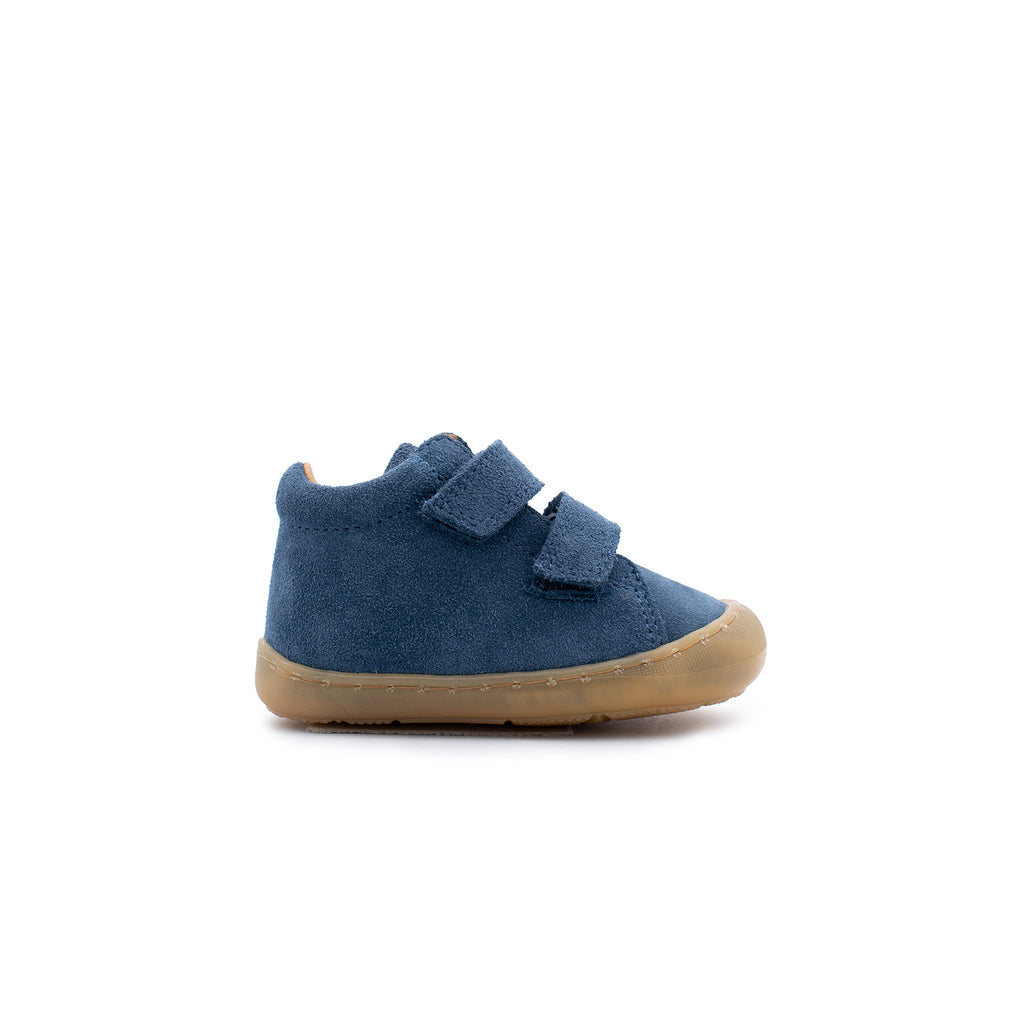(Y00989.3284) TELYOH first shoes - VELCRO JEANS SUEDE - MintMouse (Unicorner Concept Store)