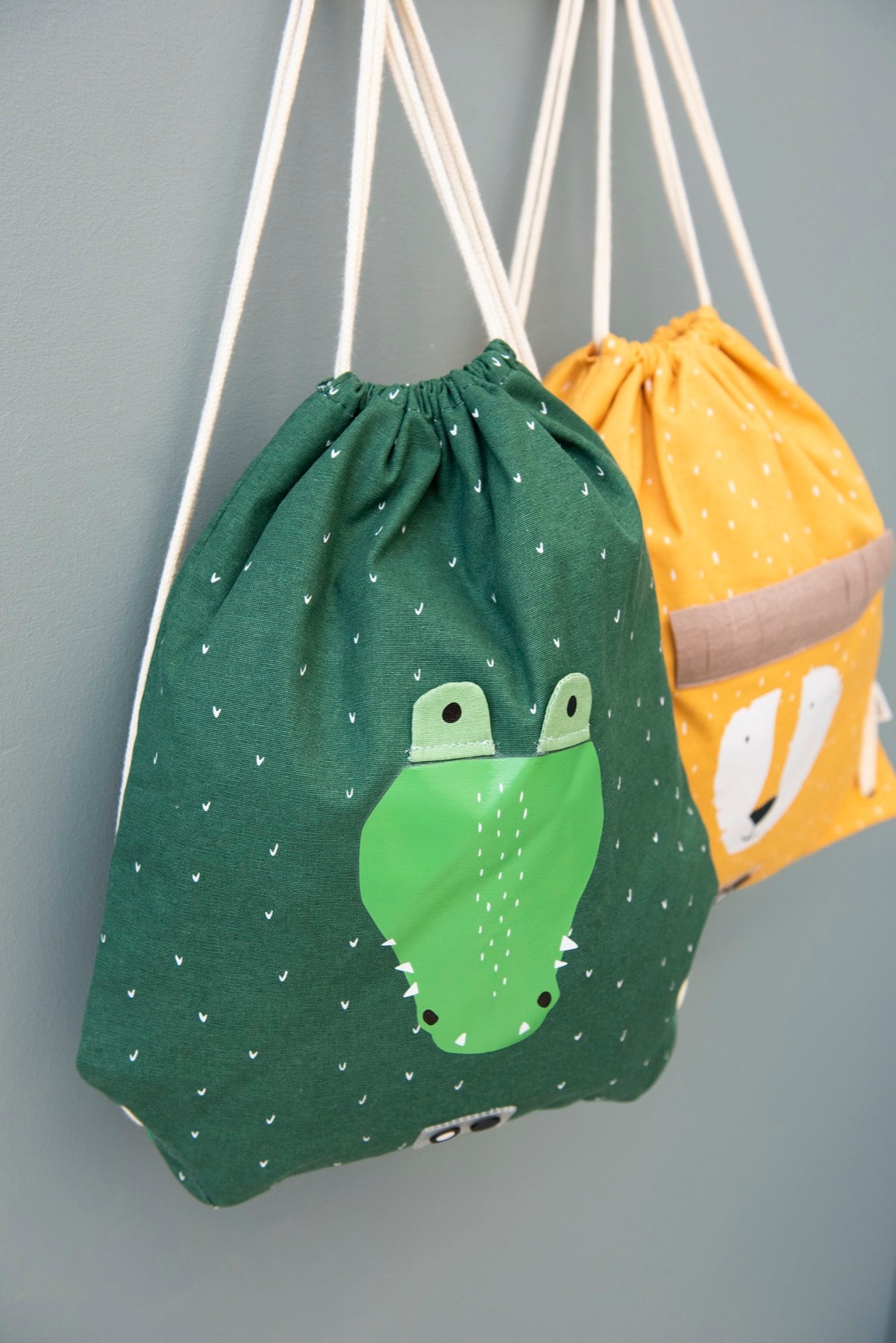 (19-215) Drawstring bag Trixie baby Mr. Crocodile - MintMouse (Unicorner Concept Store)