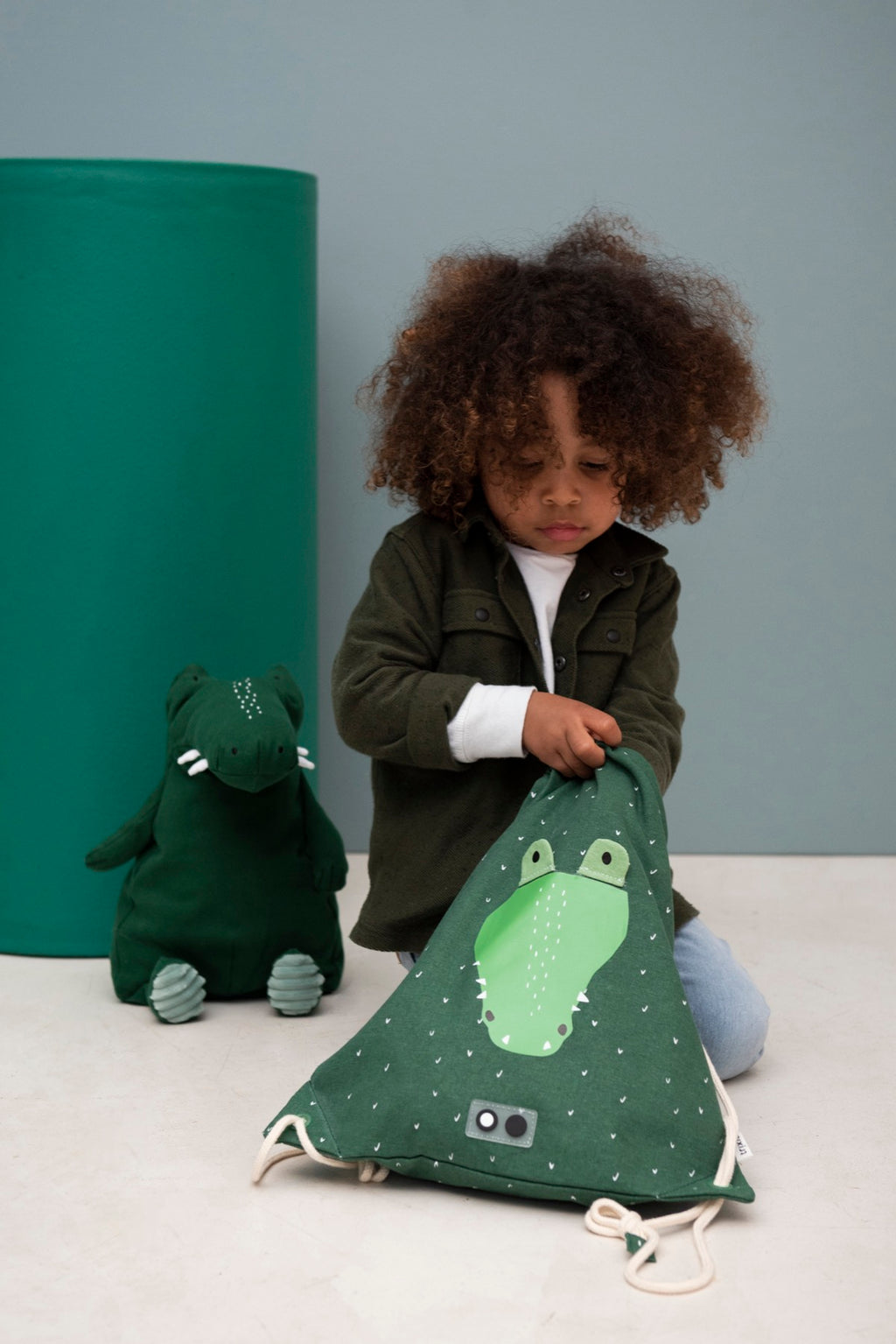 (19-215) Drawstring bag Trixie baby Mr. Crocodile - MintMouse (Unicorner Concept Store)