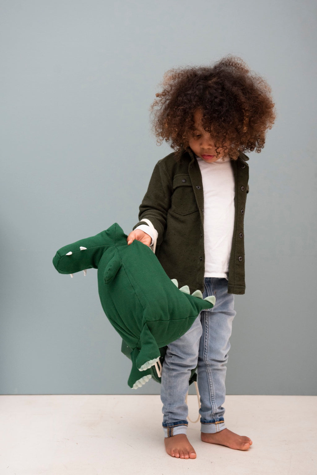 (25-215) Plush toy large Trixie baby - Mr. Crocodile - MintMouse (Unicorner Concept Store)