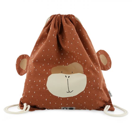 (19-219) Drawstring bag Trixie baby Mr. Monkey