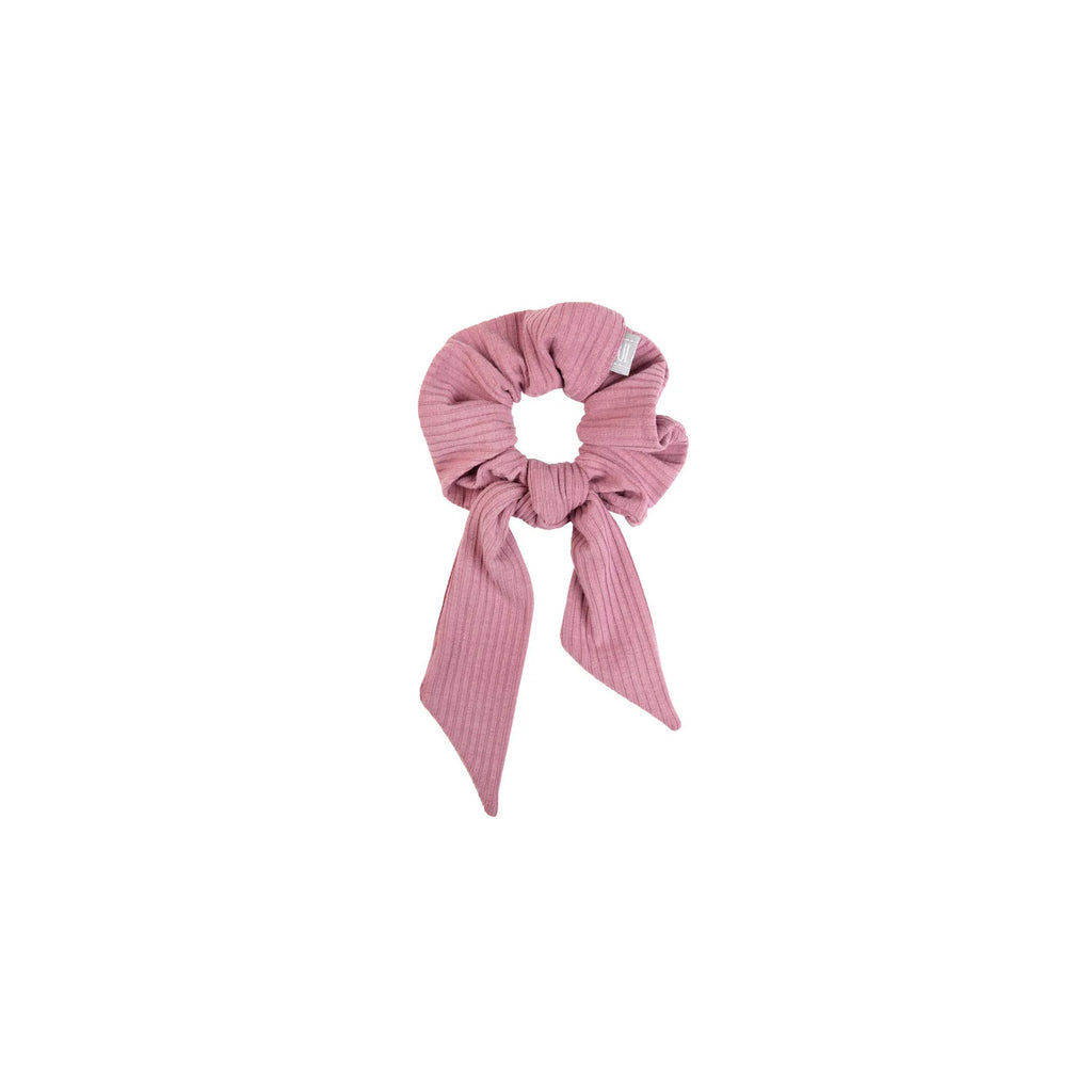Scrunchie  with tail Blush rib - MintMouse (Unicorner Concept Store)
