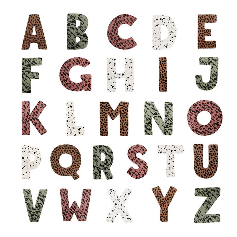 Foam letters - fun in the bathtub! green