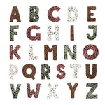 Foam letters - fun in the bathtub! green